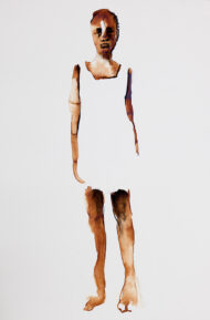 tekening op papier | 70 x 100 cm