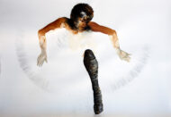 tekening op papier, gemonteerd | 100 x 125 cm | figuren