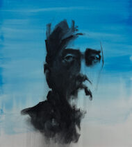 tekening op opgespannen papier | 80 x 100 cm | 2025