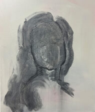 Houtskool en acryl op doek | 40 x 60 cm | 2022